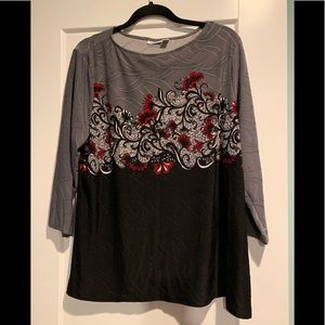 Croft and barrow silky top xxl